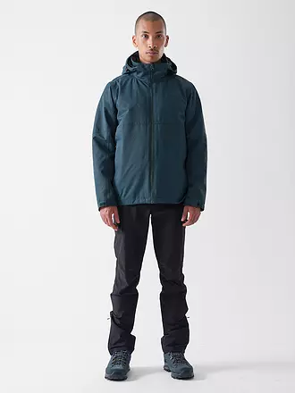 MERU | Chaqueta de senderismo para hombre Bedford 2in1 con capucha | dunkelgrün